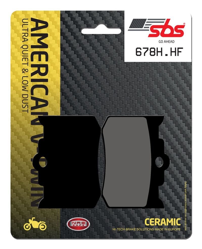 Plaquettes de frein 678H.HF moto – SBS