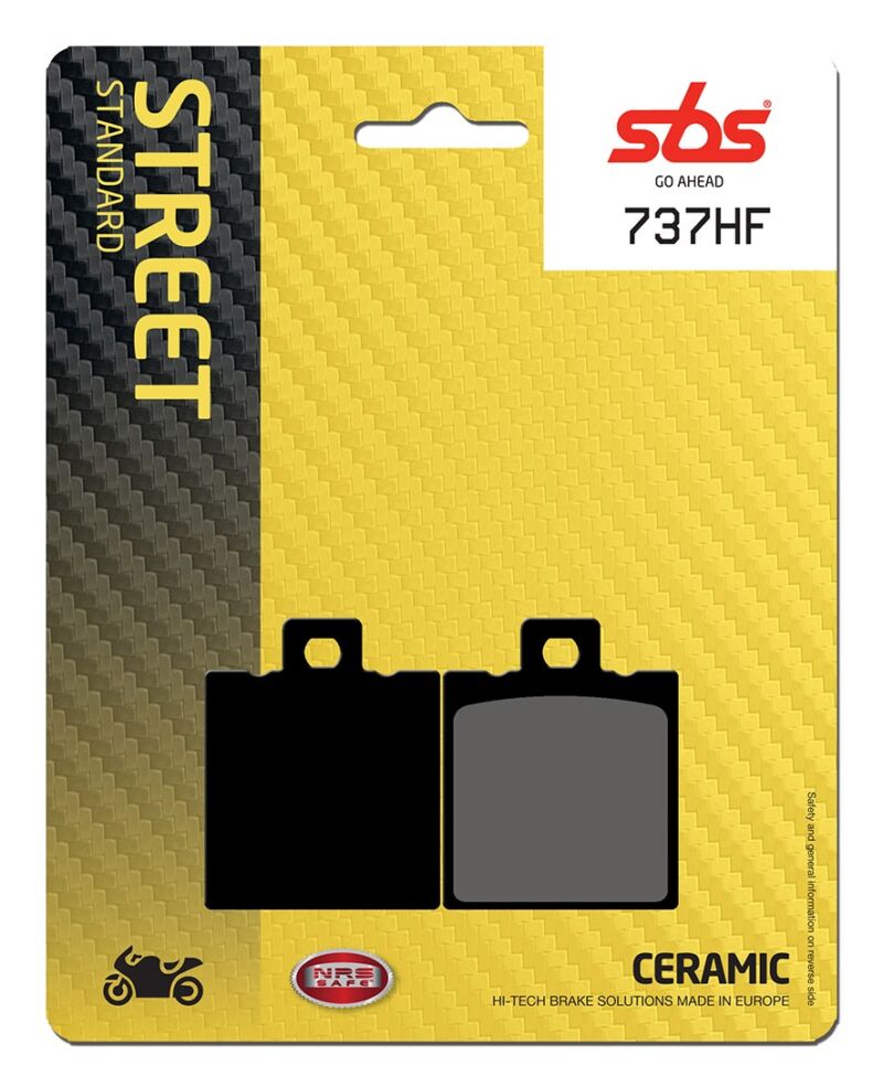 Plaquettes de frein scooter 50-125cc SBS 737HF